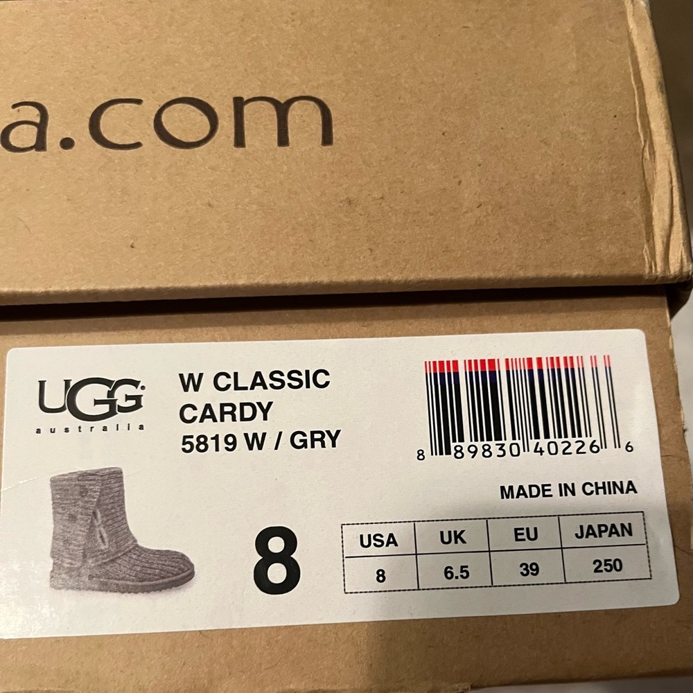 Ugh Classic Cardy Boot - Gray - Picture 7 of 7